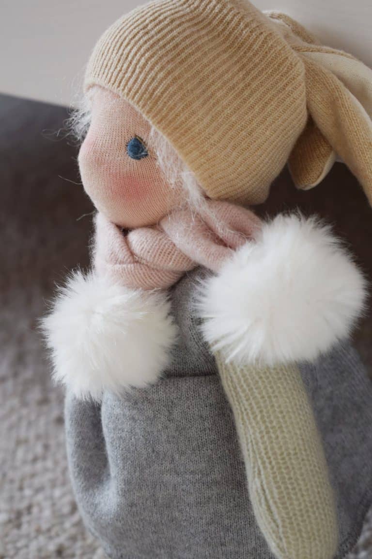 Bunny Girl - handmade doll