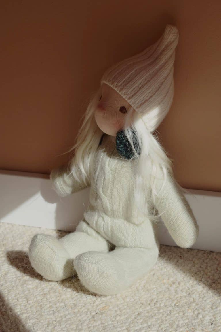 Peas Please - handmade doll