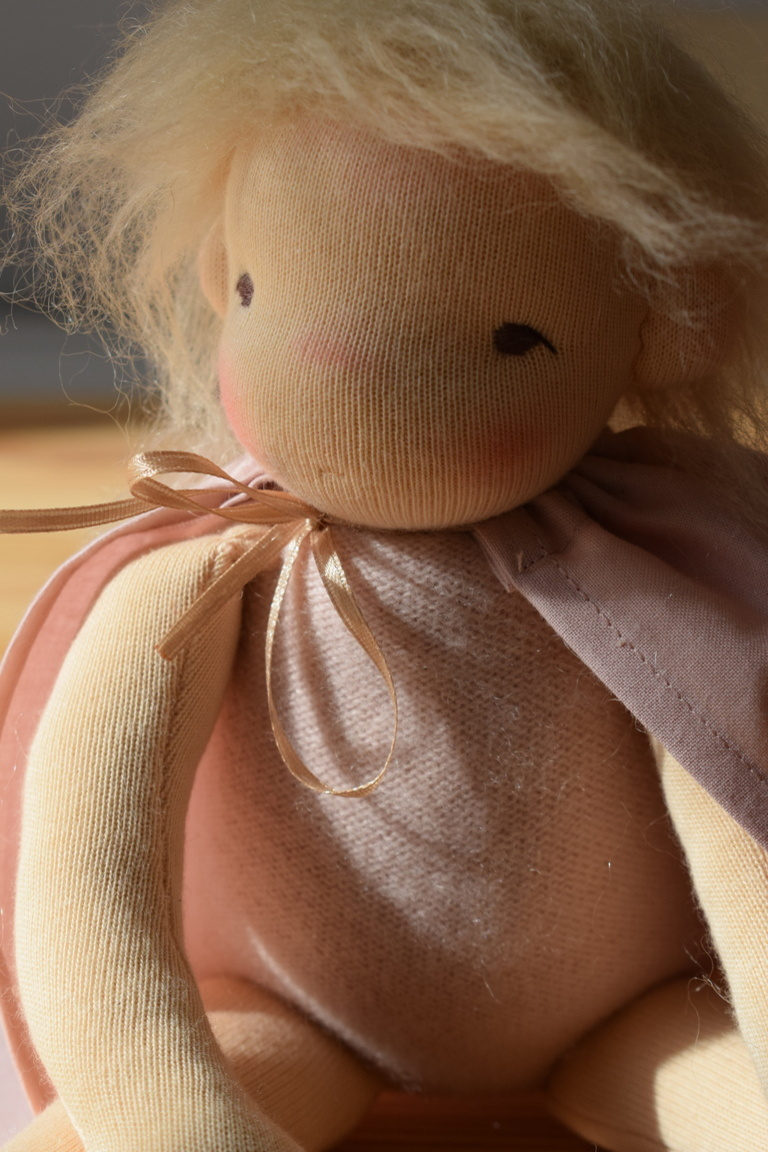 Hazelnut - handmade doll
